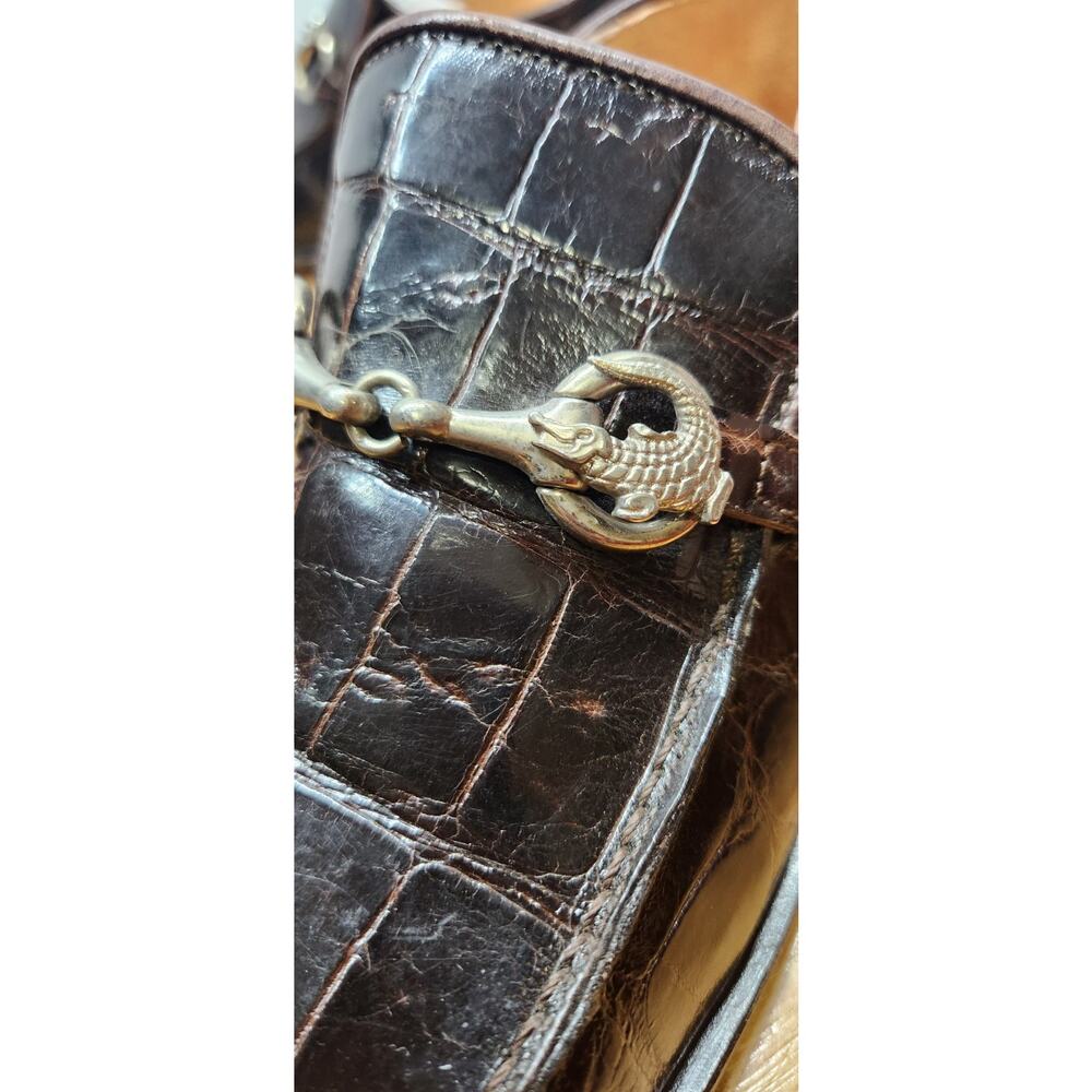 Rare Vtg Women MAURI for DONNA Alligator Loafers from ITALY - Size 9B EUC - Picture 8 of 11